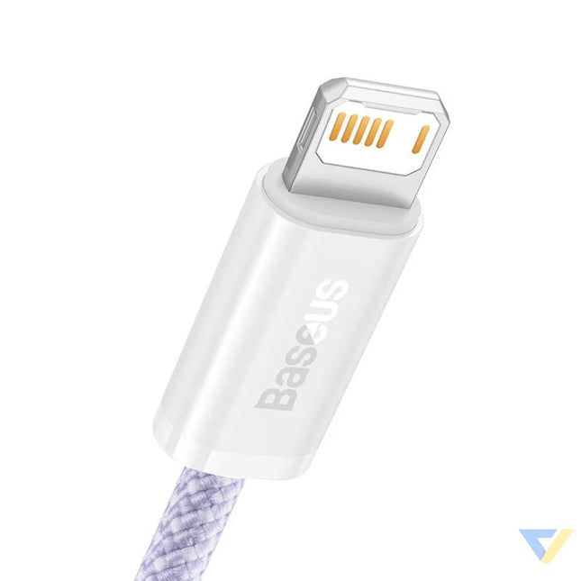 USB cable for Lightning Baseus Dynamic 2 Series 2.4A 2m (purple) USB to Lightning