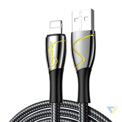 USB Cable for Lightning Joyroom S 1230K6 2.4A 1.2m (Black) USB to Lightning