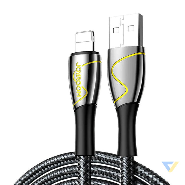 USB Cable for Lightning Joyroom S 1230K6 2.4A 1.2m (Black) USB to Lightning