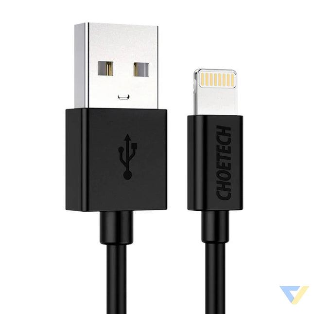 USB to Lightning cable Choetech IP0026 MFi,1.2m (black) USB to Lightning