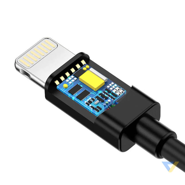 USB to Lightning cable Choetech IP0026 MFi,1.2m (black) USB to Lightning