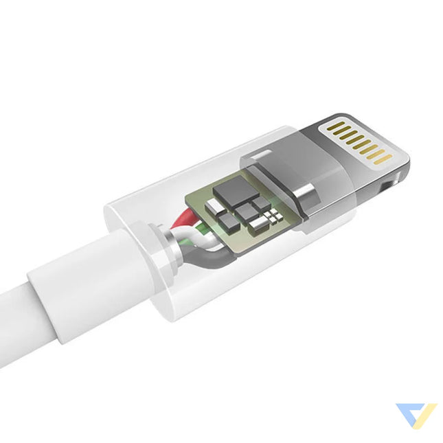 USB to Lightning cable Choetech IP0026 MFi,1.2m (white) USB to Lightning