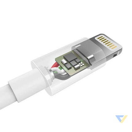 USB to Lightning cable Choetech IP0026 MFi,1.2m (white) USB to Lightning