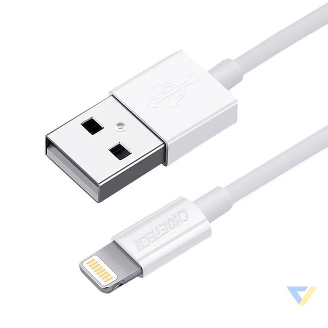 USB to Lightning cable Choetech IP0026 MFi,1.2m (white) USB to Lightning