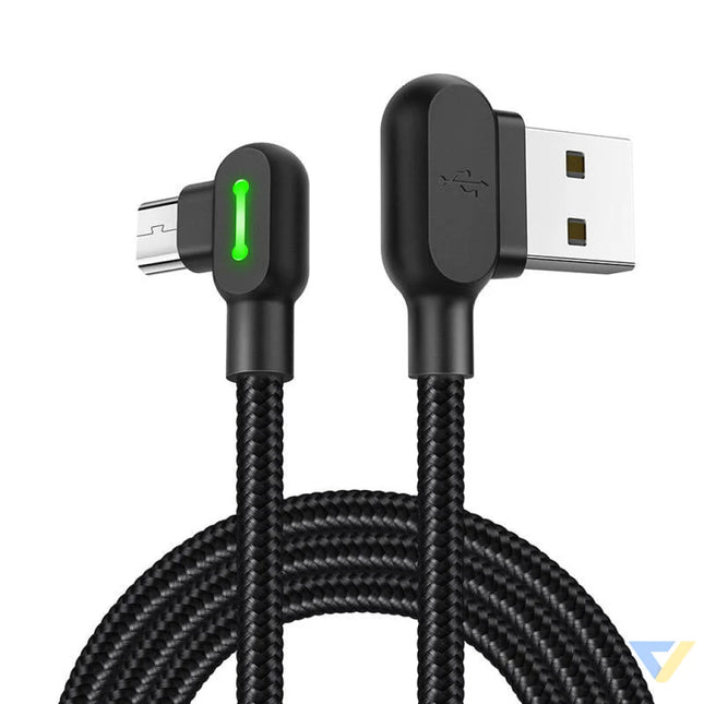 USB to Micro USB Cable Mcdodo CA 5280 LED 3m (Black) USB to Micro USB