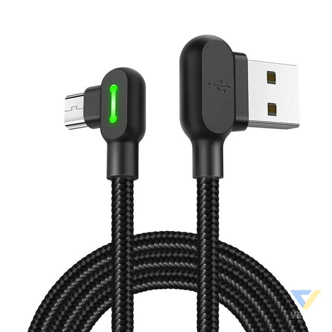 USB to Micro USB Cable Mcdodo CA 5280 LED 3m (Black) USB to Micro USB
