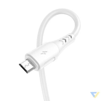 USB to Micro USB cable VFAN Colorful X12 3A 1m (white) USB to Micro USB