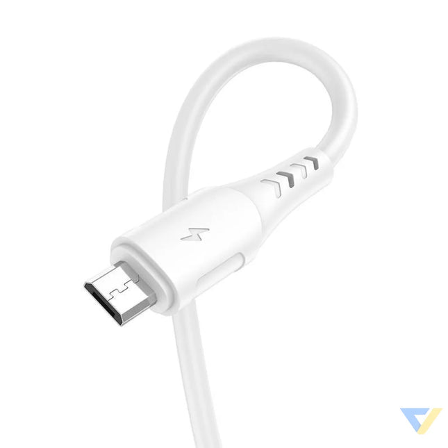 USB to Micro USB cable VFAN Colorful X12 3A 1m (white) USB to Micro USB