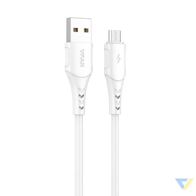USB to Micro USB cable VFAN Colorful X12 3A 1m (white) USB to Micro USB