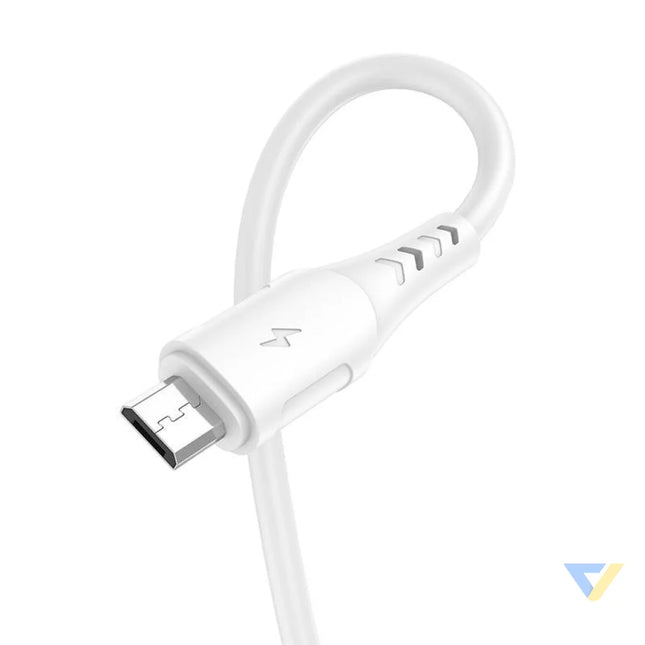 USB to Micro USB cable VFAN Colorful X12 3A 1m (white) USB to Micro USB