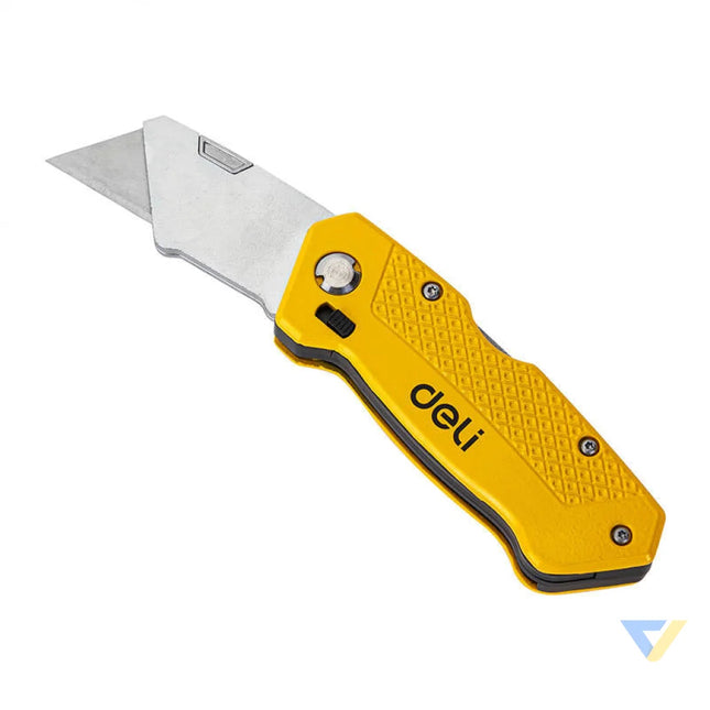 Utility Knife Deli Tools EDL006Z (yellow) Cutting tools
