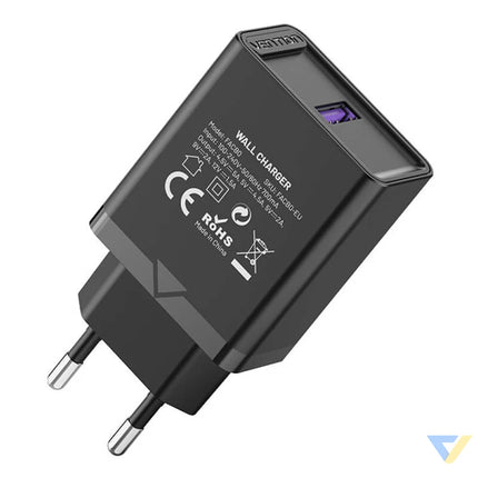 Vention FACB0 EU USB Charger 22.5W (black) mains chargers