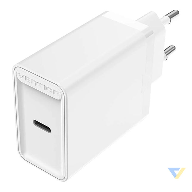 Vention FAIW0 EU USB C 30W wall charger (white) mains chargers