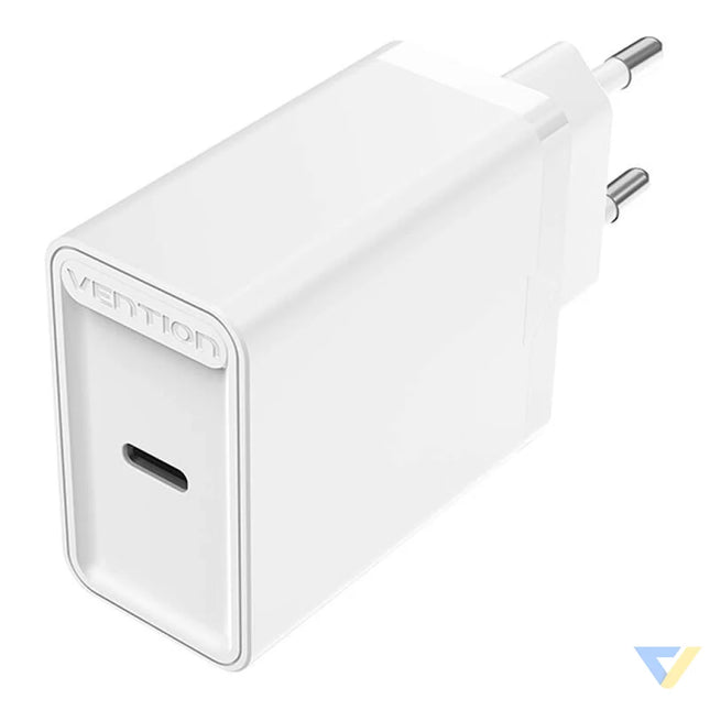Vention FAIW0 EU USB C 30W wall charger (white) mains chargers