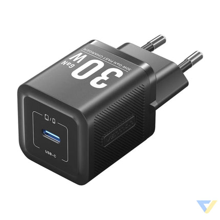 Vention FEZW0 EU USB C GaN power charger (30W) (black) mains chargers