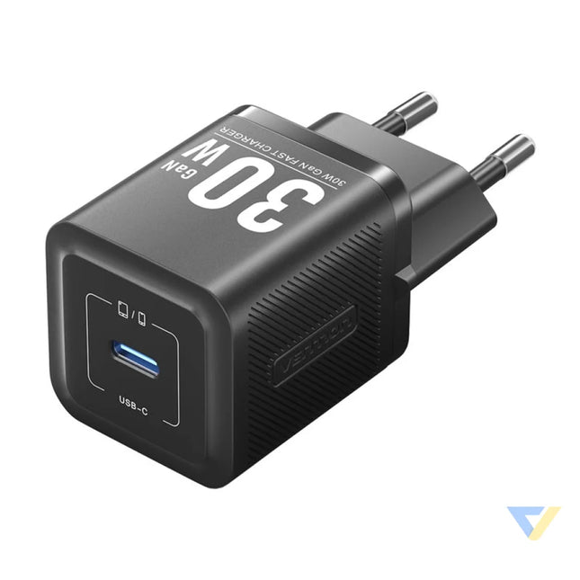 Vention FEZW0 EU USB C GaN power charger (30W) (black) mains chargers