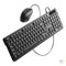 Vention KTCB0 EN Wired Keyboard + Mouse + Mouse Pad Set (Black) Mice keyboards