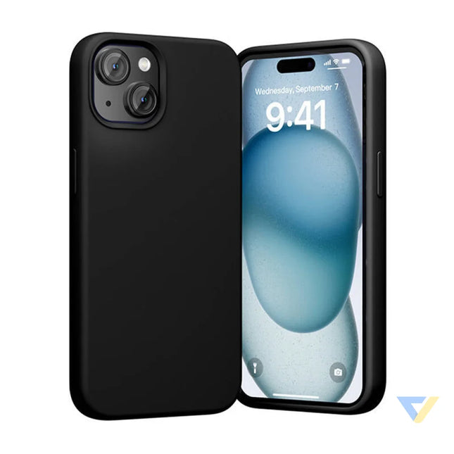 Vention KUFB0 10 Silicone Case for iPhone 15 (black) Protective cases for smartphones