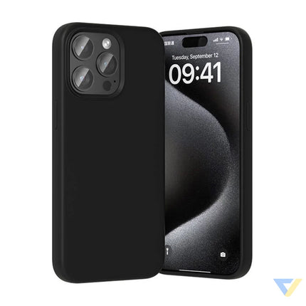 Vention KUFB0 30 Silicone Case for iPhone 15 Pro (black) Protective cases for smartphones