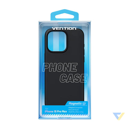 Vention KUFB0 40 Silicone Case for iPhone 15 Pro Max (black) Protective cases for smartphones