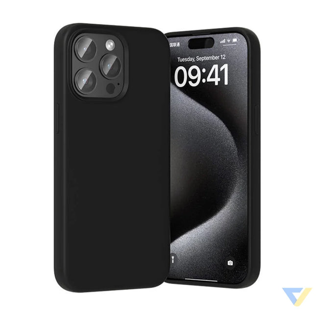 Vention KUFB0 40 Silicone Case for iPhone 15 Pro Max (black) Protective cases for smartphones