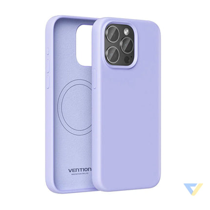 Vention KUFV0 40 Silicone Case for iPhone 15 Pro Max (purple) Protective cases for smartphones