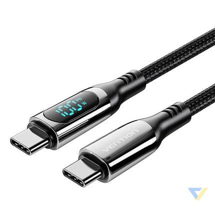 Vention TAYBAV USB 2.0 C C 100 W 5A 1.2M USB cable (black) USB C to USB C