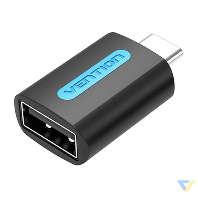 Vention USB Adapter CDTB0 USB C male to USB 2.0 female (black) Adapters connectors and converters