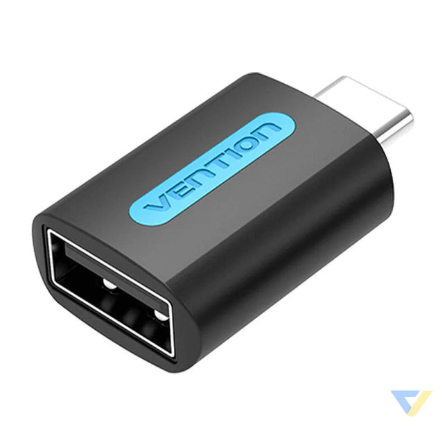 Vention USB Adapter CDTB0 USB C male to USB 2.0 female (black) Adapters connectors and converters