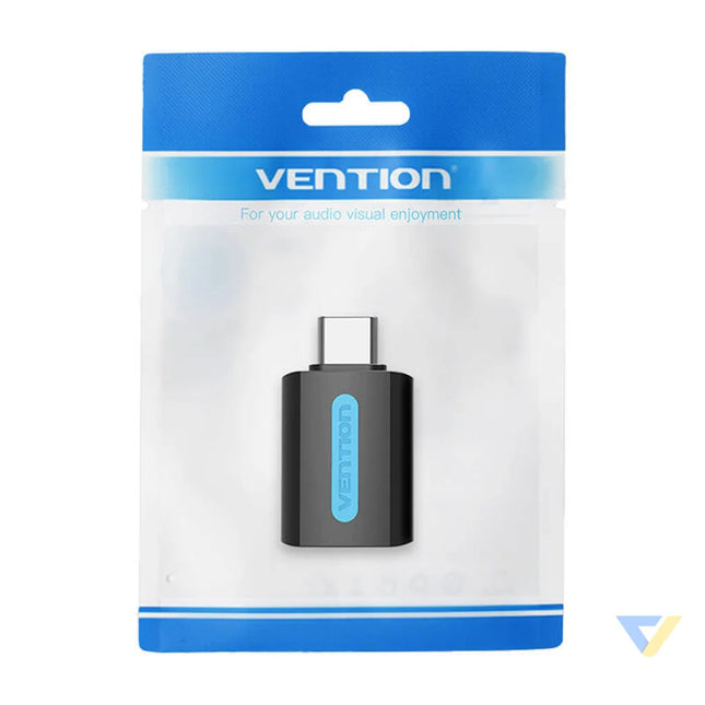 Vention USB Adapter CDTB0 USB C male to USB 2.0 female (black) Adapters connectors and converters