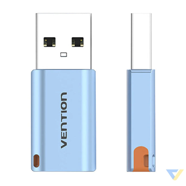 Vention USB adapter CUAH0 USB A 3.1 male to USB C female (gray) Adapters connectors and converters