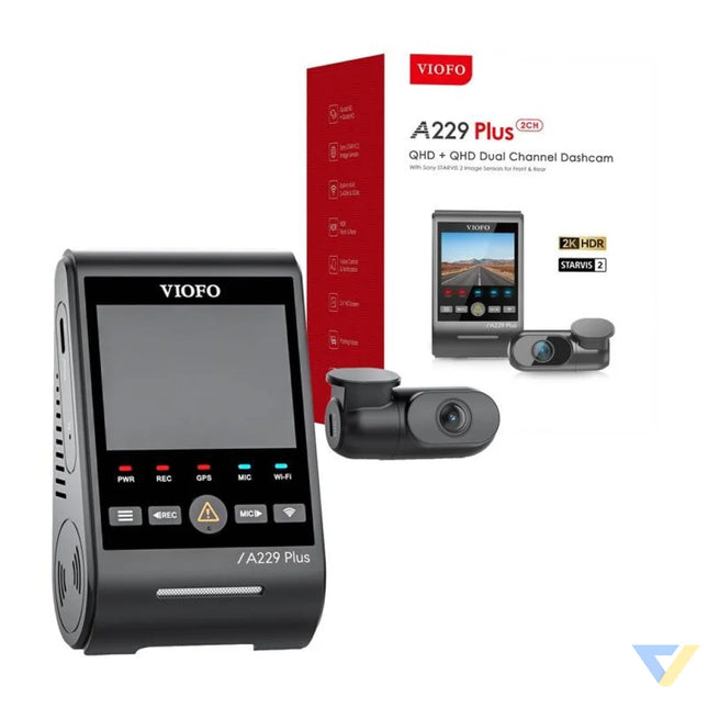 VIOFO A229 PLUS 2CH 2K + 2K WiFi GPS Video recorders