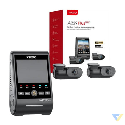 VIOFO A229 PLUS 3CH 2K + 1080p WiFi GPS Video recorders