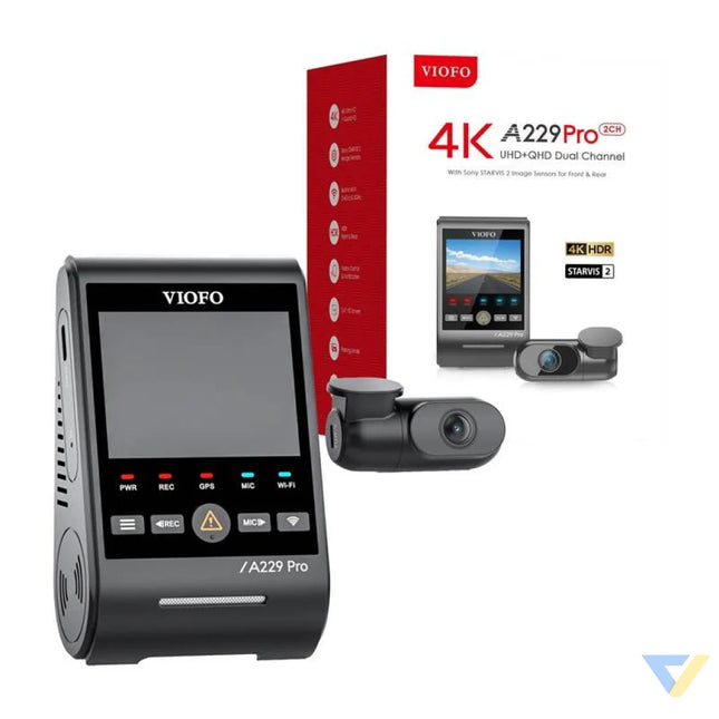 VIOFO A229 PRO 2CH 4K + 2K WiFi GPS Video recorders