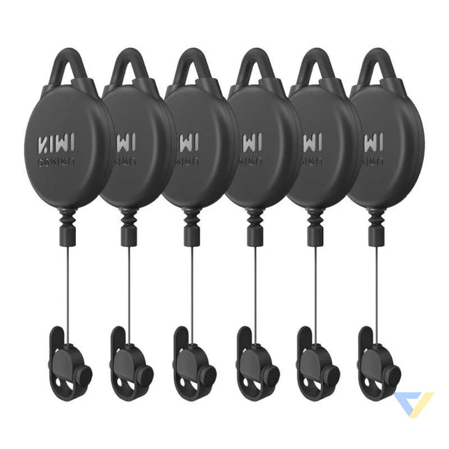 VR Cable Pulley System 6 pcs Kiwi Design V2 6 for Meta Quest 2 Black VR accessories