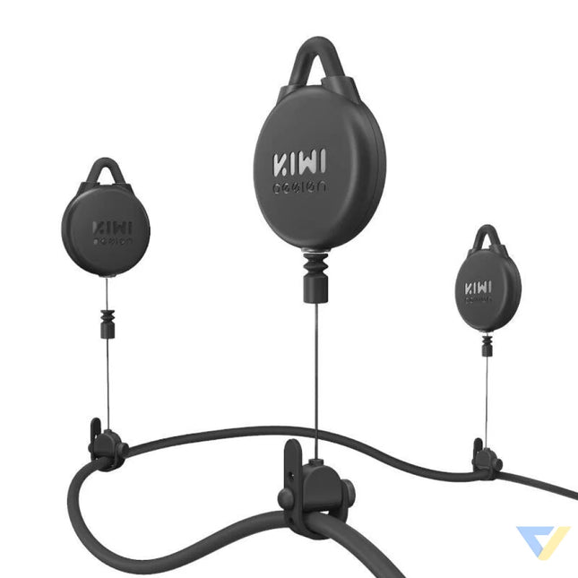 VR Cable Pulley System 6 pcs Kiwi Design V2 6 for Meta Quest 2 Black VR accessories