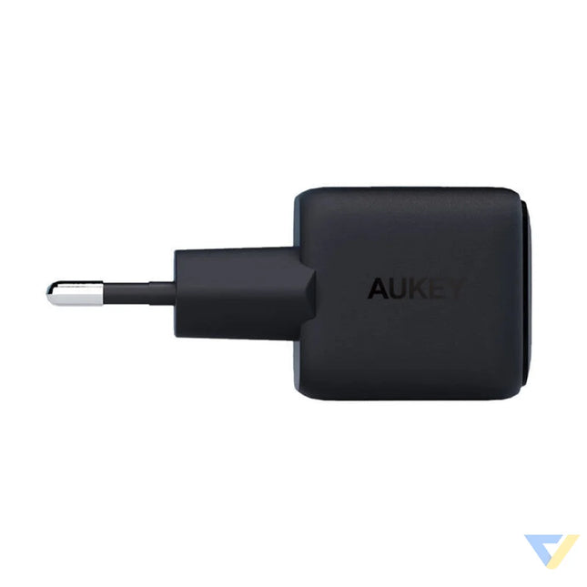 Wall Charger Aukey PA B1L,USB C 30W (black) mains chargers