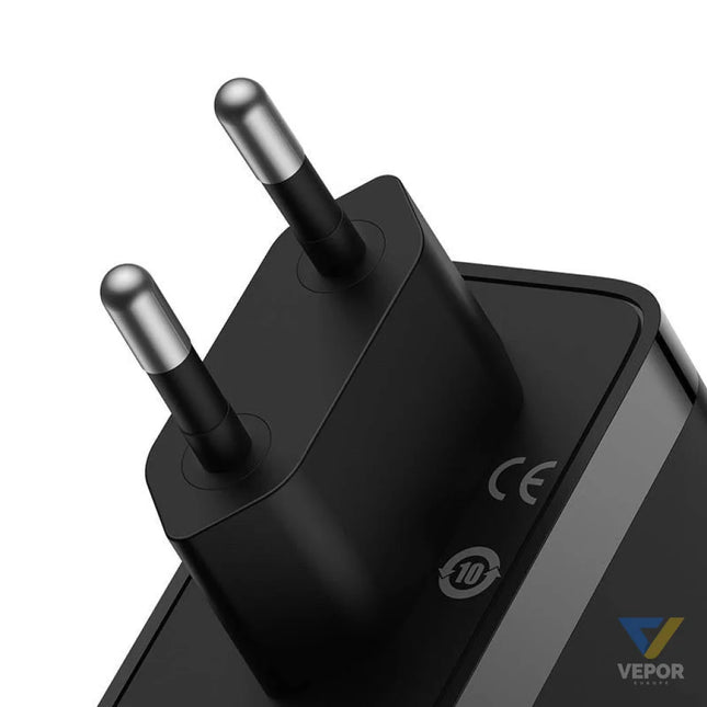 Wall charger Baseus GaN5 Pro 2xUSB C + USB 140W (black) mains chargers