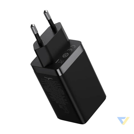 Wall charger Baseus GaN5 Pro 2xUSB C + USB 65W (black) mains chargers