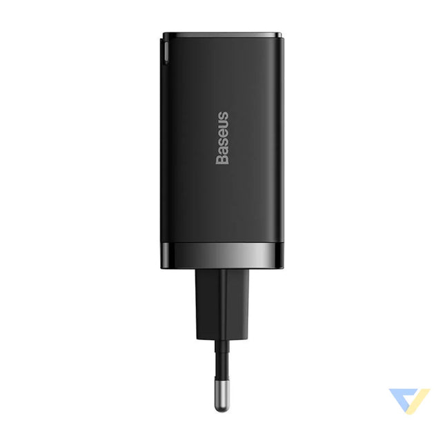 Wall charger Baseus GaN5 Pro 2xUSB C + USB 65W (black) mains chargers