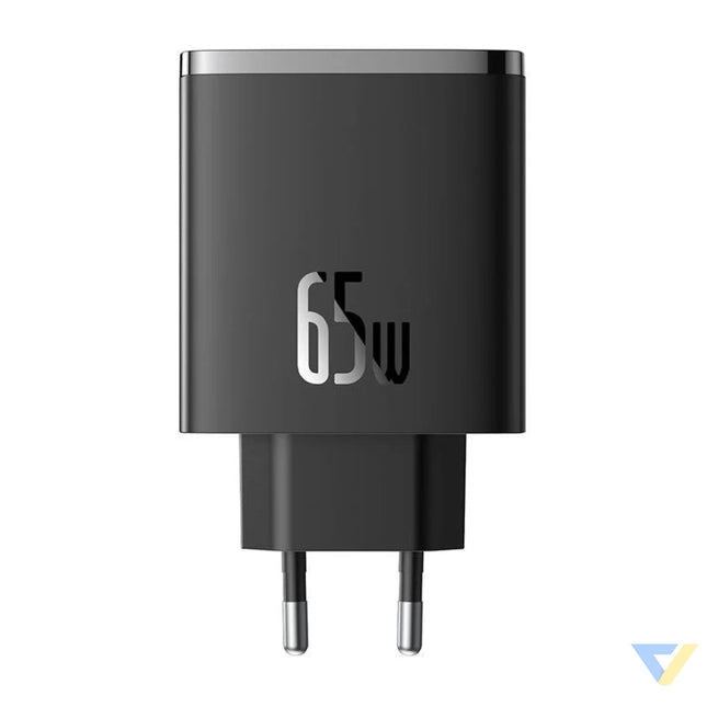 Wall charger Baseus OS Cube Pro 2xUSB C + USB 65W (black) mains chargers