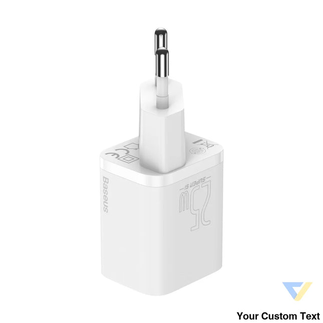 Wall charger Baseus Super Si Quick Charger 1C 25W (white) mains chargers