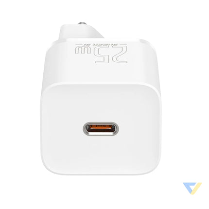 Wall charger Baseus Super Si Quick Charger 1C 25W (white) mains chargers