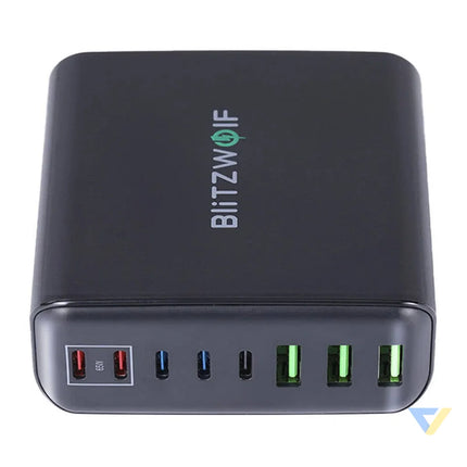 Wall charger Blitzwolf BW S26 250W (black) mains chargers