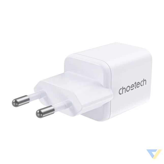 Wall Charger Choetech PD30W Dual ports 1C1A (White) mains chargers