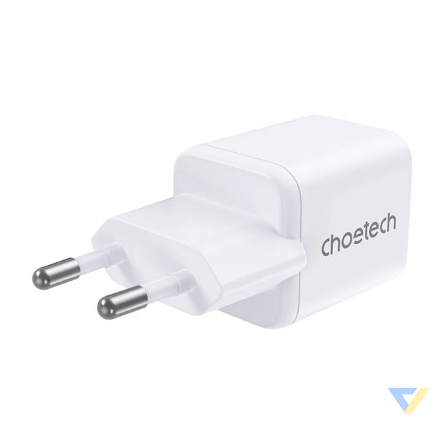 Wall Charger Choetech PD30W Dual ports 1C1A (White) mains chargers