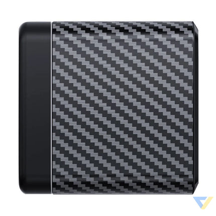 Wall charger INVZI GaN 2x USB C 45W EU (black) mains chargers