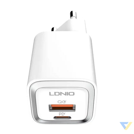 Wall charger LDNIO A2318M USB USB C + USB C Lightning Cable mains chargers