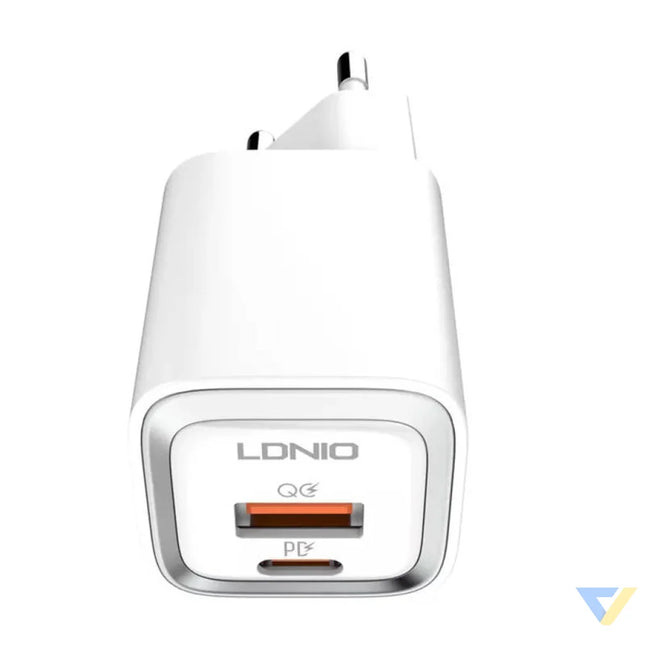 Wall charger LDNIO A2318M USB USB C + USB C Lightning Cable mains chargers
