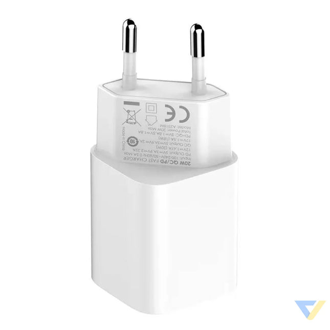 Wall charger LDNIO A2318M USB USB C + USB C Lightning Cable mains chargers